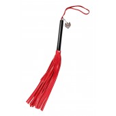 Красно-черная кожаная плеть - 50 см. - Pecado - купить с доставкой в Невинномысске