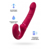 Малиновый безремневой страпон Lapis - 23 см. - Lovense - купить с доставкой в Невинномысске