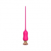 Розовый тонкий стимулятор Nipple Vibrator - 23 см. - I-MOON - купить с доставкой в Невинномысске