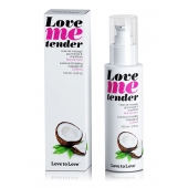 Съедобное согревающее массажное масло Love Me Tender Cocos с ароматом кокоса - 100 мл. - Love to Love - купить с доставкой в Невинномысске