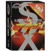 Презервативы Sagami Xtreme ENERGY с ароматом энергетика - 3 шт. - Sagami - купить с доставкой в Невинномысске