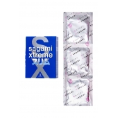 Розовые презервативы Sagami Xtreme FEEL FIT 3D - 3 шт. - Sagami - купить с доставкой в Невинномысске