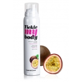 Массажная хрустящая пенка Tickle my body с ароматом маракуйи - 150 мл. - Love to Love - купить с доставкой в Невинномысске