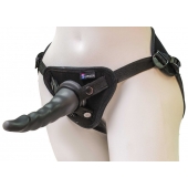 Комплект из трусиков Harness и двух насадок - 20,5 и 18 см. - LOVETOY (А-Полимер) - купить с доставкой в Невинномысске