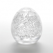 Мастурбатор-яйцо Keith Haring EGG PARTY - Tenga - в Невинномысске купить с доставкой