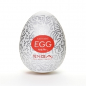 Мастурбатор-яйцо Keith Haring EGG PARTY - Tenga - в Невинномысске купить с доставкой