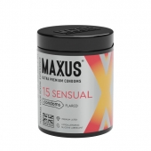 Анатомические презервативы MAXUS Sensual - 15 шт. - Maxus - купить с доставкой в Невинномысске