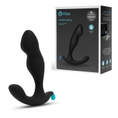 Черный утяжеленный анальный стимулятор Rocker Plug - 12 см. - b-Vibe - в Невинномысске купить с доставкой
