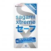 Презервативы Sagami Xtreme Ultrasafe с двойным количеством смазки - 10 шт. - Sagami - купить с доставкой в Невинномысске