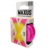 Ароматизированные презервативы Maxus Exotic Mix - 3 шт. - Maxus - купить с доставкой в Невинномысске