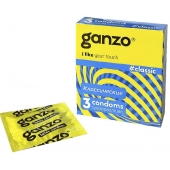 Классические презервативы с обильной смазкой Ganzo Classic - 3 шт. - Ganzo - купить с доставкой в Невинномысске