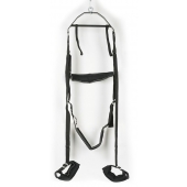 Черные секс-качели из широких ремней - Orion - купить с доставкой в Невинномысске