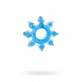 Голубая гелевая насадка-звезда - Toyfa Basic - в Невинномысске купить с доставкой