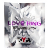 Прозрачное гелевое эрекционное кольцо с шипиками - Toyfa Basic - в Невинномысске купить с доставкой