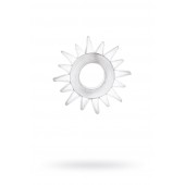 Прозрачное гелевое эрекционное кольцо-солнце - Toyfa Basic - в Невинномысске купить с доставкой