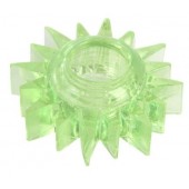Зеленое эрекционное кольцо-солнце - Toyfa Basic - в Невинномысске купить с доставкой