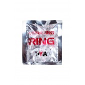 Прозрачное эрекционное кольцо с вибратором  и подхватом - Toyfa Basic - в Невинномысске купить с доставкой