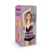 Двусторонний мастурбатор Misha Maver - 22 см. - ФлешНаш - в Невинномысске купить с доставкой