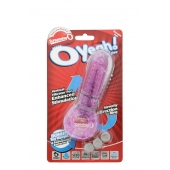 Фиолетовое эрекционное кольцо с вибрацией и пальчиком OYEAH PURPLE - Screaming O - в Невинномысске купить с доставкой