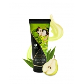 Массажный крем для тела с ароматом груши и зелёного чая Pear   Exotic Green Tea - 200 мл. - Shunga - купить с доставкой в Невинномысске