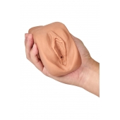 Маструбатор-вагина с вибрацией Soft   Wet Renata Realistic Tan Masturbator - Blush Novelties - в Невинномысске купить с доставкой