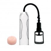 Помпа мужская со вставкой в виде вагины - 25 см. - Baile - в Невинномысске купить с доставкой