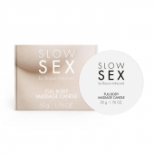 Массажная свеча для всего тела Slow Sex - 50 гр. - Bijoux Indiscrets - купить с доставкой в Невинномысске