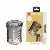 Дымчатая насадка на фаллос Ronael - Baile - в Невинномысске купить с доставкой