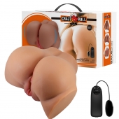 Карамельный мастурбатор-полуторс Emilia с вибрацией - Baile - в Невинномысске купить с доставкой