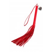 Красная кожаная плеть с петлёй - 50 см. - Pecado - купить с доставкой в Невинномысске