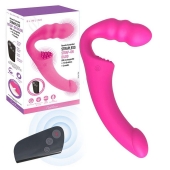 Розовый безремневой страпон Straples Strap-On Dildo - Erokay - купить с доставкой в Невинномысске