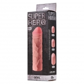 Фаллоудлинитель SUPER HERO Dewil - 17,5 см. - Lola Games - в Невинномысске купить с доставкой