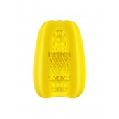 Желтый мастурбатор-яйцо Bisedze - LoveStore - в Невинномысске купить с доставкой