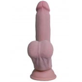 Телесный реалистичный фаллоимитатор Horney Emperor - 19,5 см. - LoveStore