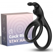 Черное эрекционное кольцо с подхватом мошонки - Boys of Toys - в Невинномысске купить с доставкой
