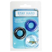 Набор из 3 эрекционных колец без рельефа - Boys of Toys - в Невинномысске купить с доставкой