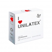 Ультратонкие презервативы Unilatex Ultra Thin - 3 шт. - Unilatex - купить с доставкой в Невинномысске