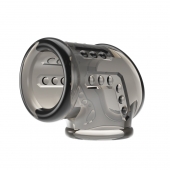 Дымчатая насадка на пенис и мошонку - Baile - в Невинномысске купить с доставкой