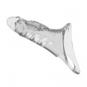 Прозрачная насадка на пенис - 22 см. - Baile - в Невинномысске купить с доставкой