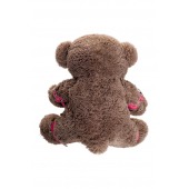 Бондажный набор: бурый мишка с розовыми оковами и наручниками - Pecado - купить с доставкой в Невинномысске