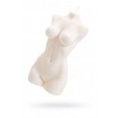 Белая интерьерная свеча в форме женского торса - 850 гр. - Pecado - купить с доставкой в Невинномысске