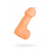 Оранжевая свеча в форме пениса - 47 гр. - Pecado - купить с доставкой в Невинномысске