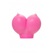 Розовая свеча «Сиськи» - 150 гр. - Pecado - купить с доставкой в Невинномысске