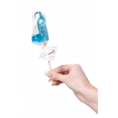 Голубой леденец в форме члена со вкусом блю кюрасао - 80 гр. - Sosuчki - купить с доставкой в Невинномысске