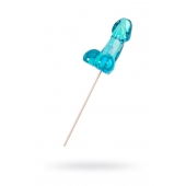 Голубой леденец в форме члена со вкусом блю кюрасао - 80 гр. - Sosuчki - купить с доставкой в Невинномысске