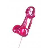 Розовый леденец в форме члена со вкусом айриш крим - 80 гр. - Sosuчki - купить с доставкой в Невинномысске