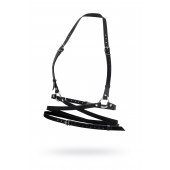 Черная кожаная портупея «Осанка» - Pecado - купить с доставкой в Невинномысске