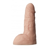 Телесный фаллоудлинитель с мошонкой Cock Next - 19 см. - LOVETOY (А-Полимер) - в Невинномысске купить с доставкой