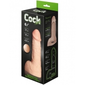 Телесный фаллоудлинитель с мошонкой Cock Next - 17 см. - LOVETOY (А-Полимер) - в Невинномысске купить с доставкой