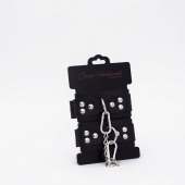 Черные кожаные наручники с регулируемыми ремешками - Crazy Handmade - купить с доставкой в Невинномысске